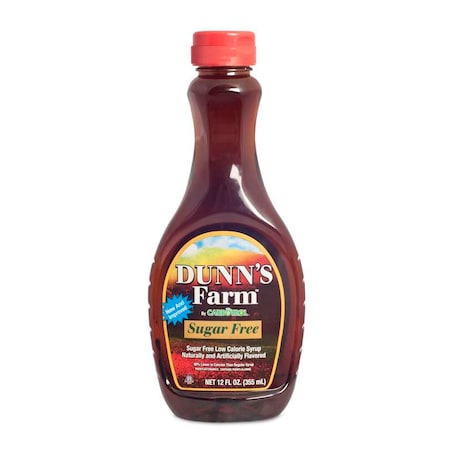 Dunns Farm Syrup Pancake Maple Flavored Low Calorie Plastic Bottle, PK12 71210